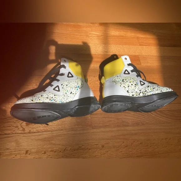 Jimmy Choo Galaxy Paint Splatter High-Top Smeakers - Picture 11 of 12